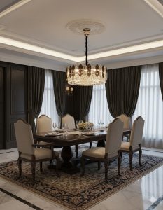 لوستر کریستالی قطر 75
