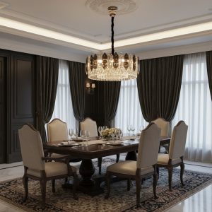 لوستر کریستالی قطر 75